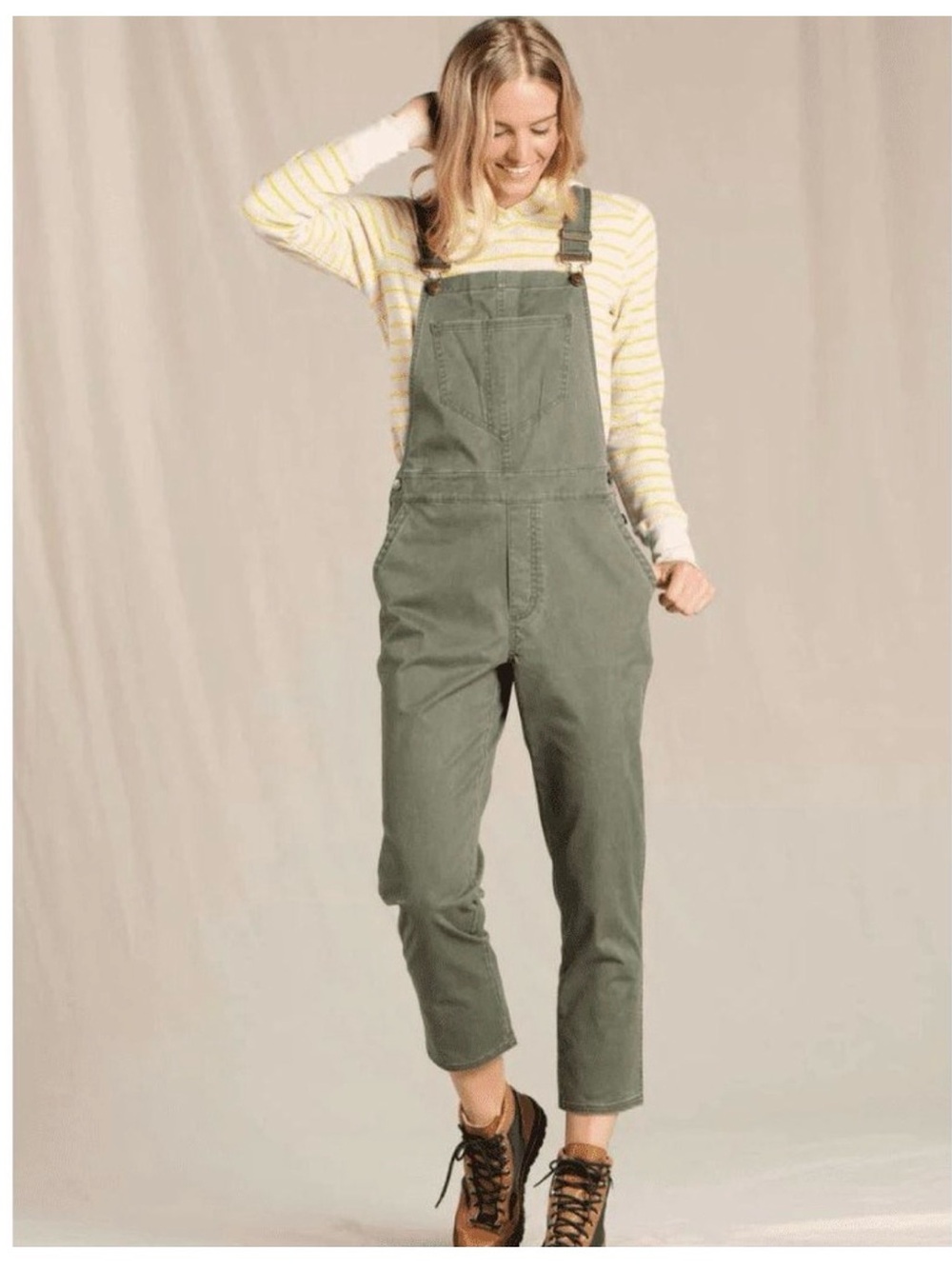 Toad&Co Olive Utility Women's Overalls